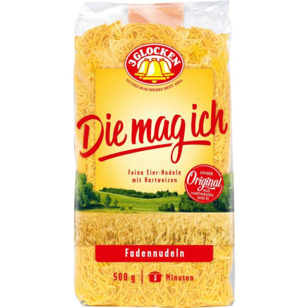 3 معكرونة جلوكِن، أحبها معكرونة خيطية 500 جرام / 17.63 أونصة