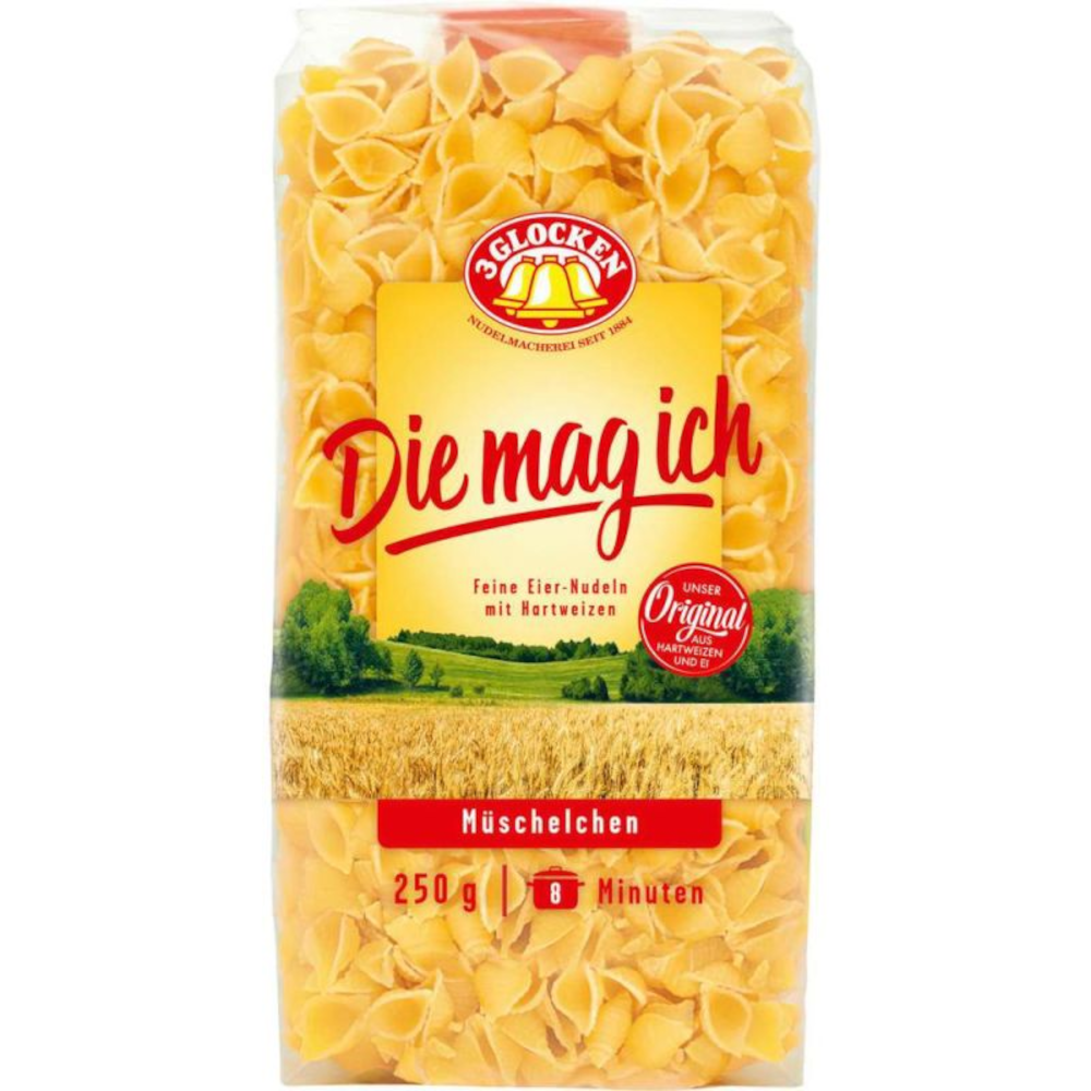 3 GLOCKEN Noodles, I like them mussels 250g / 8.81oz