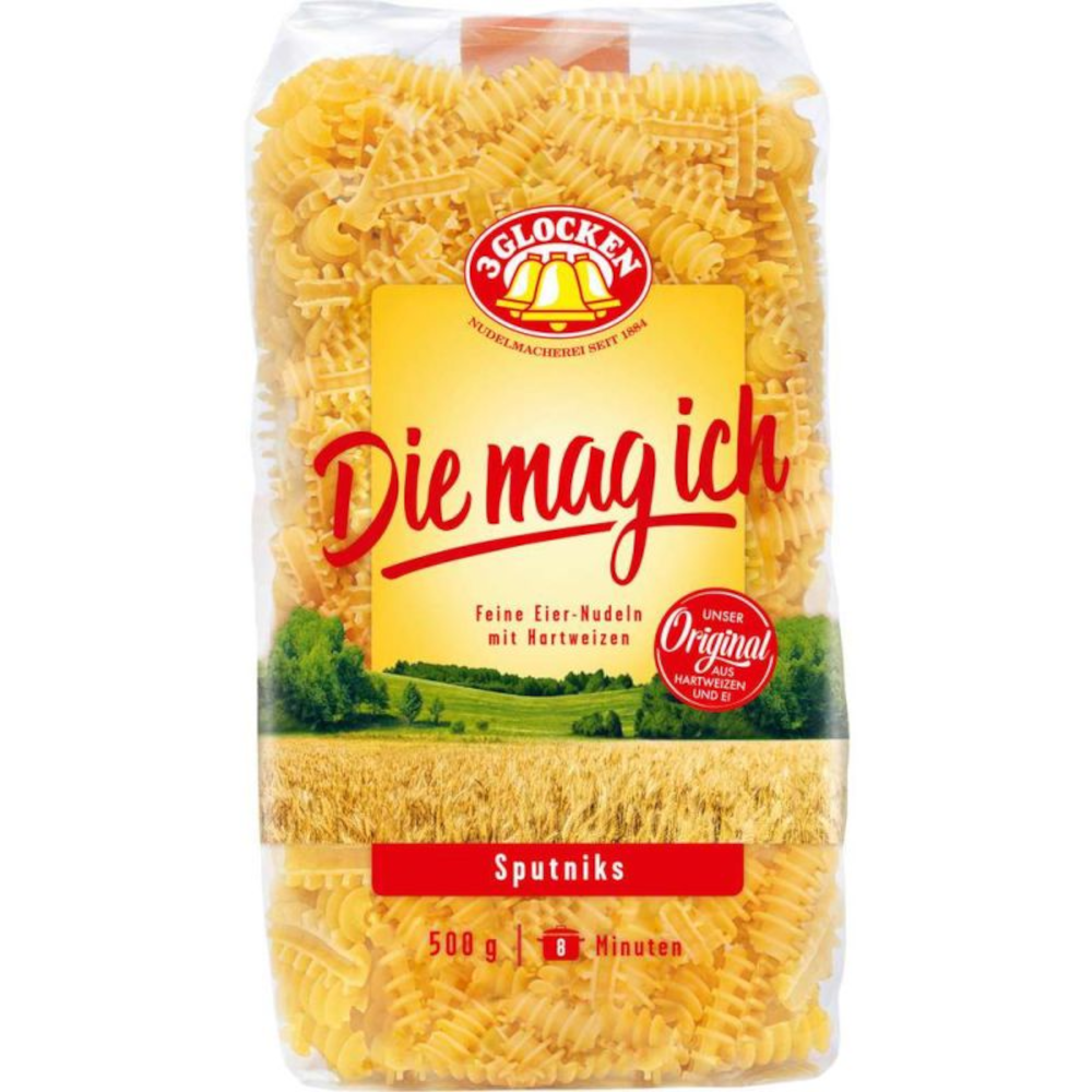 3 GLOCKEN Noodles, I like them Sputniks 500g / 17.63oz