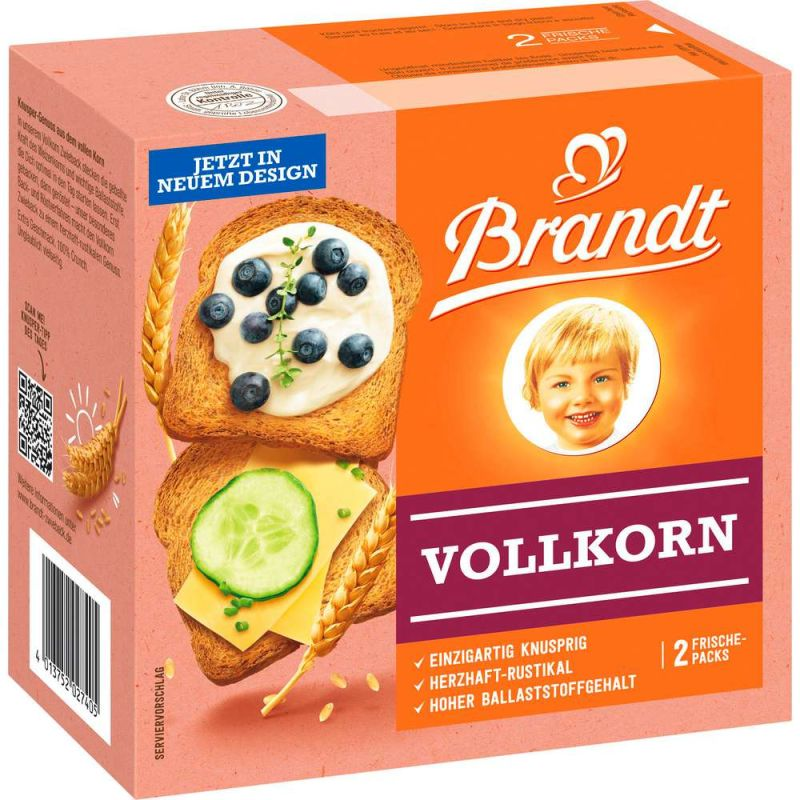 Brandt Whole Wheat Zwieback 225g / 7.93oz