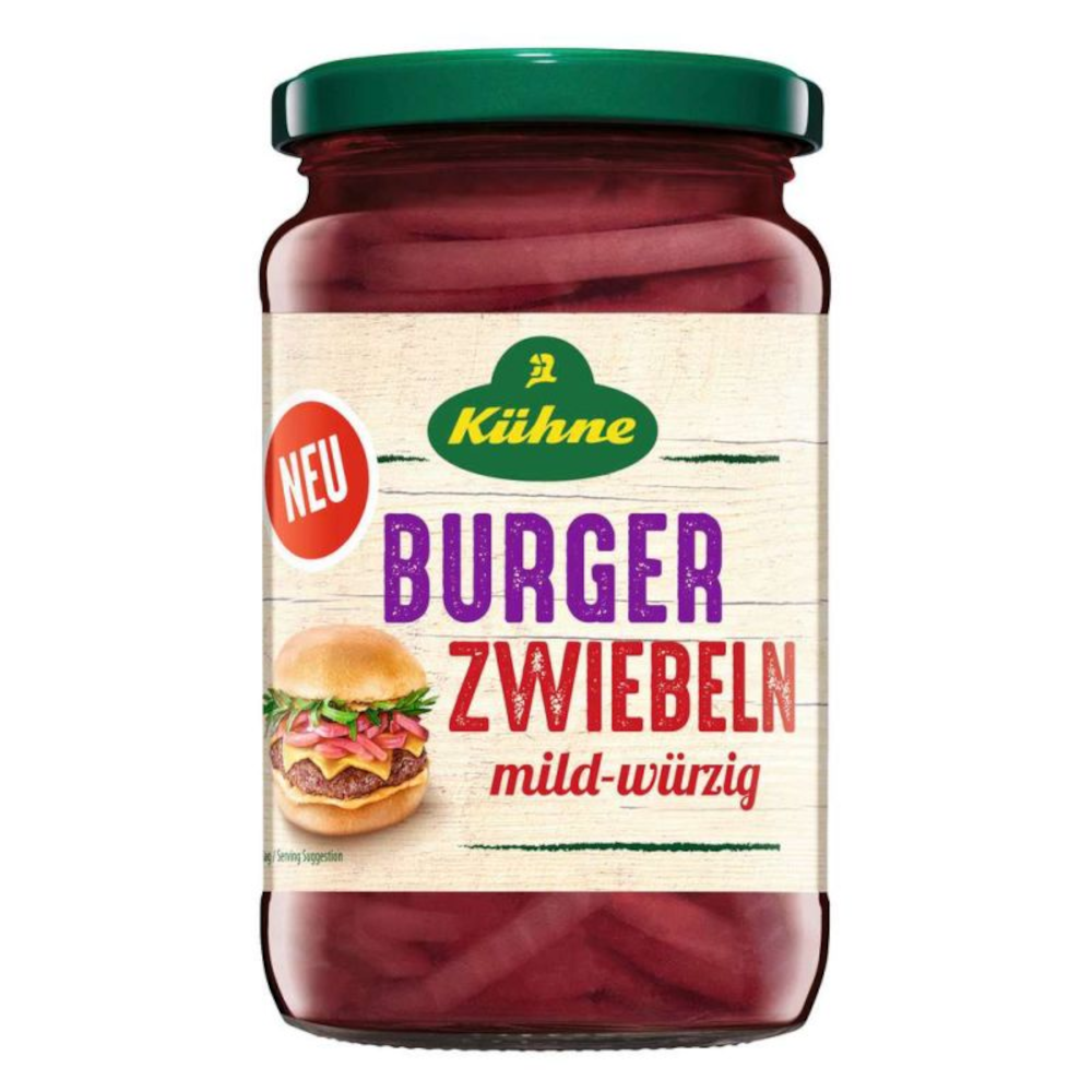 Kühne Burger Onions mildly spicy 370ml / 12.51fl.oz
