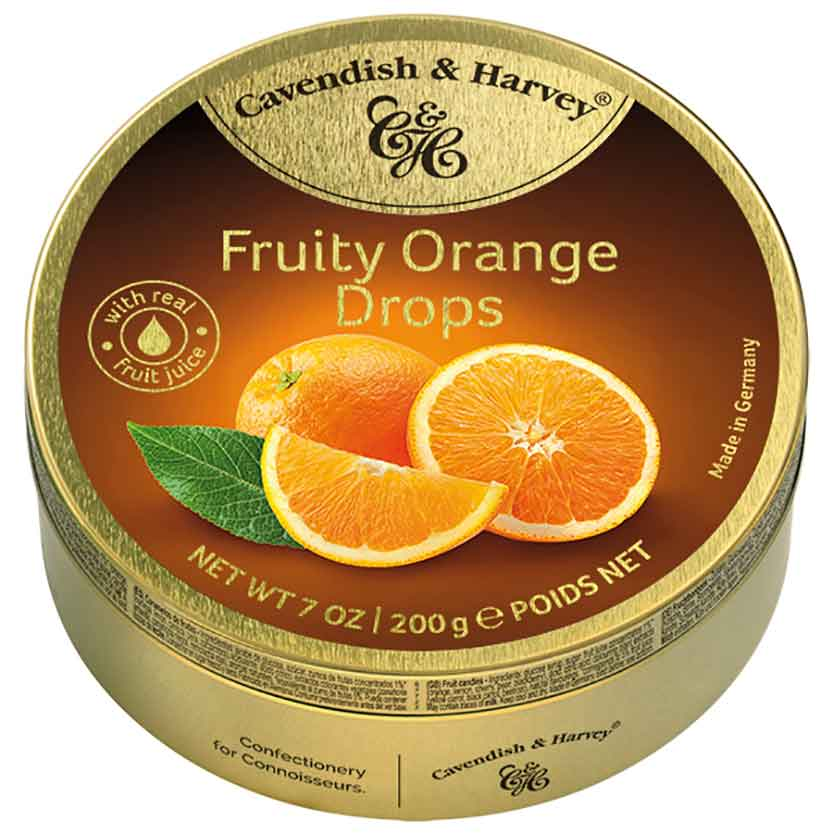 Cavendish & Harvey Fruity Orange Drops 200g / 7.05oz