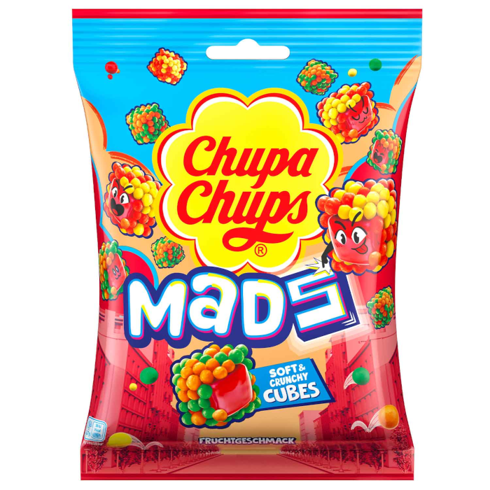 Chupa Chups Mads Fruits Bonbons gélifiés 115g /4.06oz