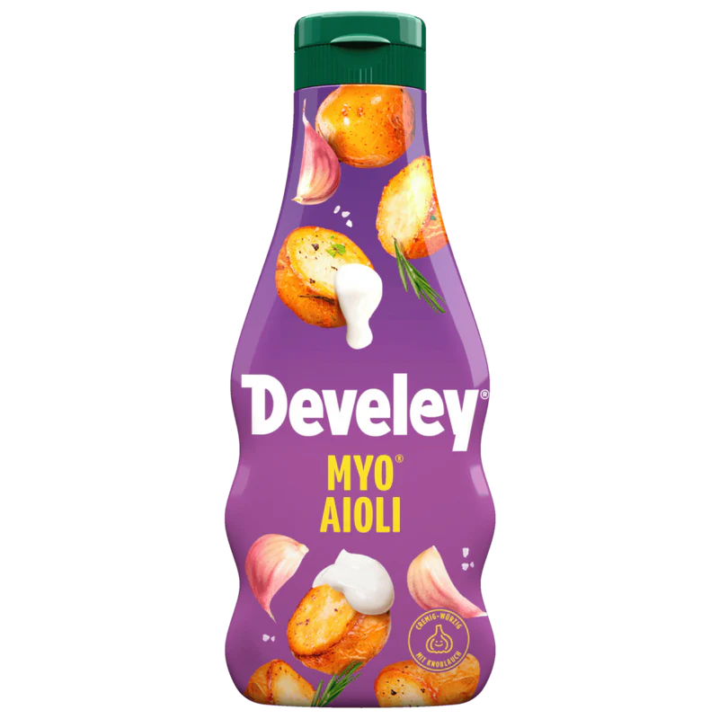Develey MYO® Vegan Aioli Salad Dressing with Garlic 235ml / 7.95 fl.oz.