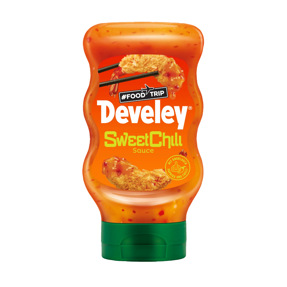 Develey Food Trip Sweet Chili Sauce Vegan 300ml / 10.14fl.oz.