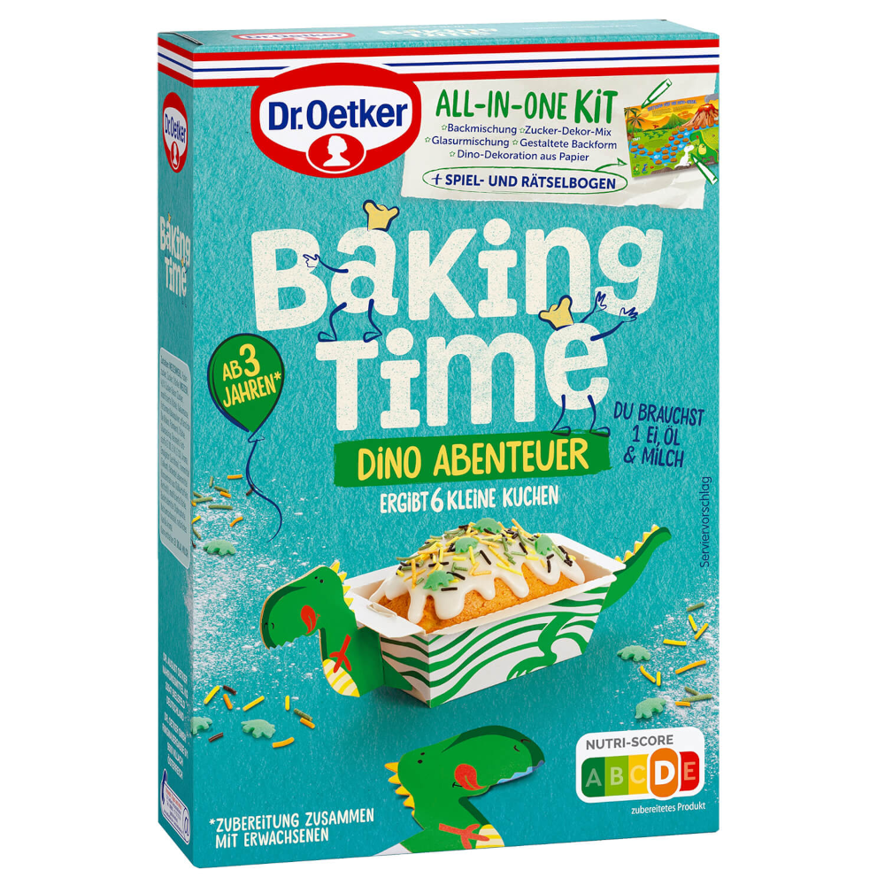 Dr. Oetker Baking Time Dino Adventure Baking Mix 300g