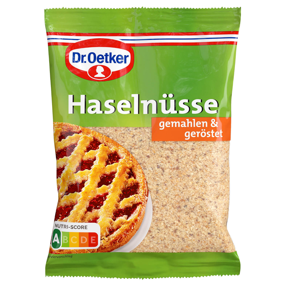 Dr. Oetker Haselnüsse gemahlen & geröstet 100g / 3.52oz