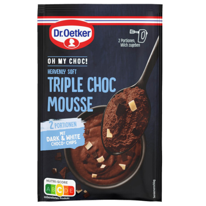 Dr. Oetker OH MY CHOC! Triple Choc Mousse 70g / 2.47oz