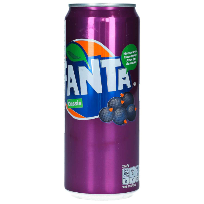 Fanta Cassis Refreshing Drink 330 ml / 11.16 fl. oz.