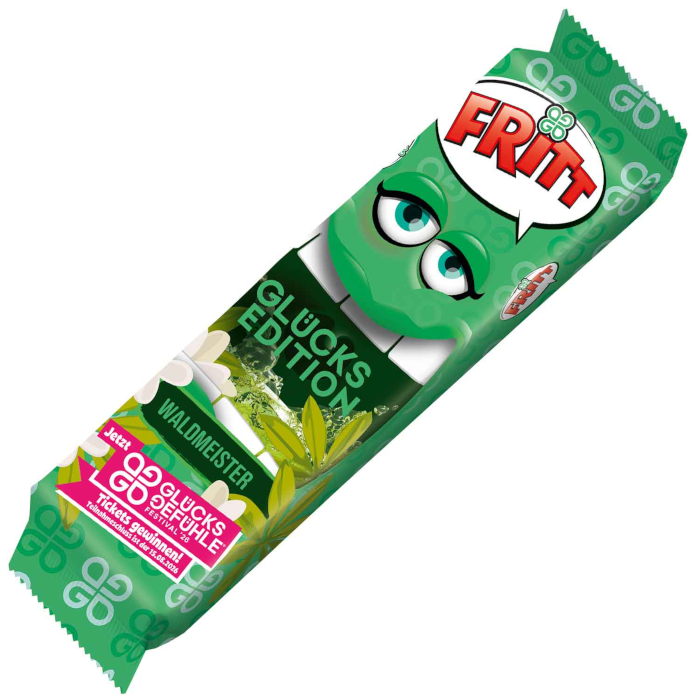 FRITT Glücks Edition Waldmeister Kaubonbonstreifen 70g / 2.46oz