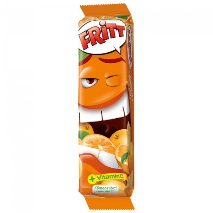 FRITT Orange Kaubonbonstreifen 70g / 2.46oz