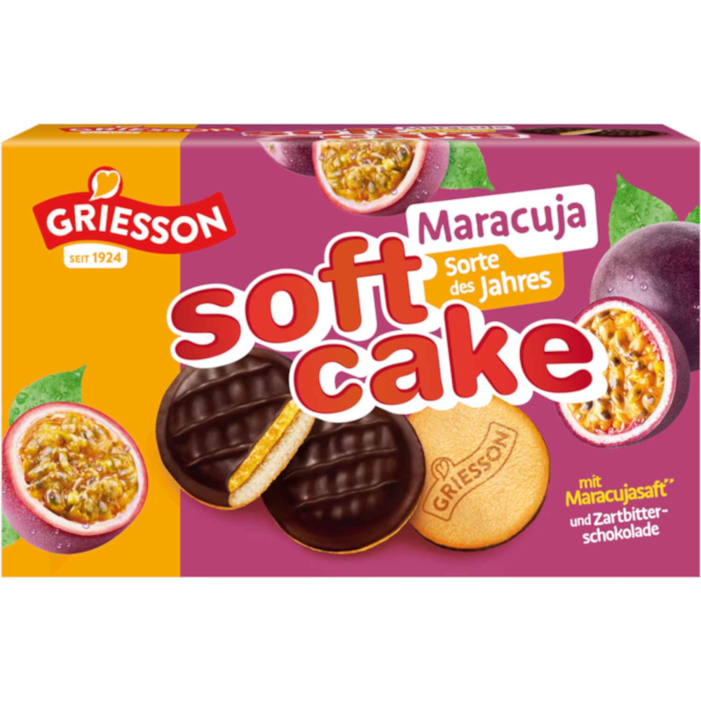 Griesson Biscuits Soft Cake Passion Fruit Variety of the Year 300g / 10.58oz