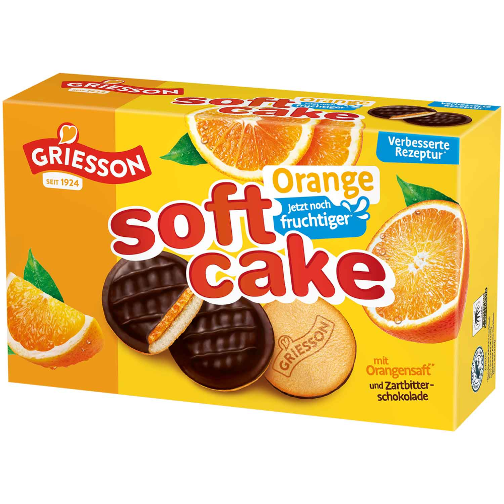 Griesson Kekse Soft Cake Orange Zartbitter 300g / 10.58oz