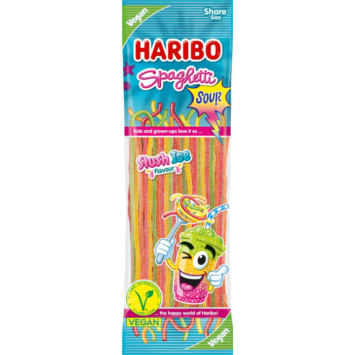 HARIBO Spaghetti Slush Ice vegan fruit gum 200g