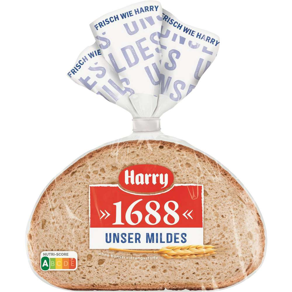 Harry Weizen Mischbrot 1688 Unser Mildes 500g / 17.63oz