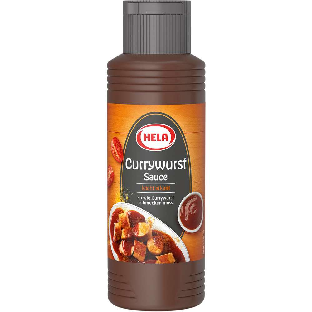 Hela Sauce pour saucisse au curry légèrement piquante 300ml