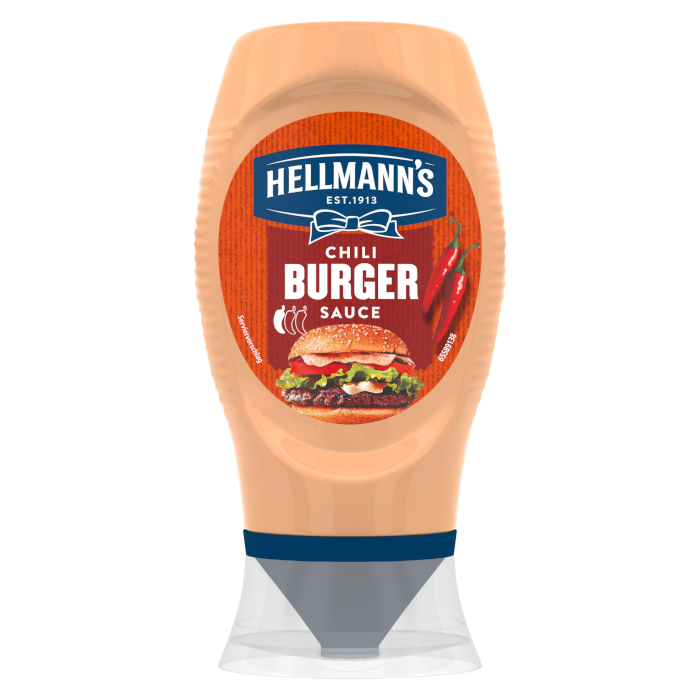 HELLMANN´S Chili Burger Sauce 250ml / 8.45 fl. oz.