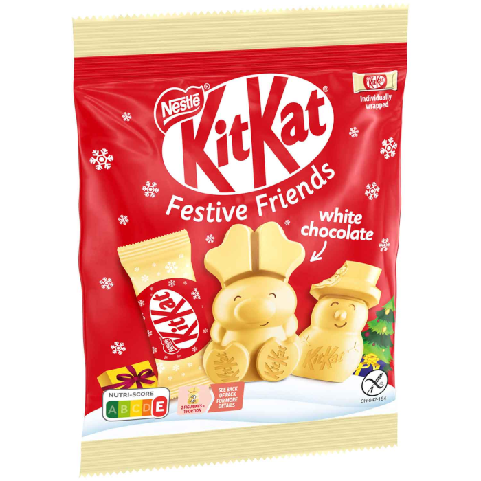 Nestlé KitKat Festive Friends Blanco 65 g / 2,29 oz