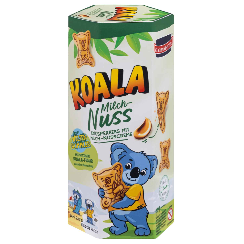 KuchenMeister Koala Biscuits Milk-Nut 75g / 2.64oz