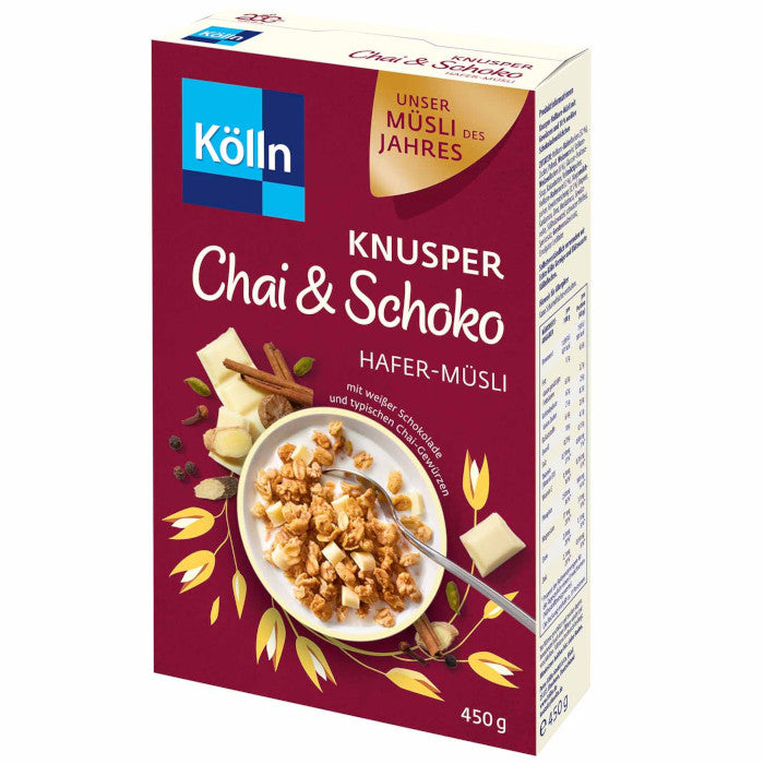 Kölln Crispy Chai & Oat 450g / Chocolate Muesli