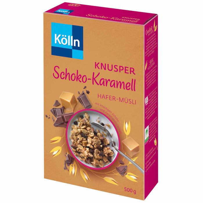 Kölln Knusper Schoko Karamell Hafer-Müsli 500g / 17.63oz