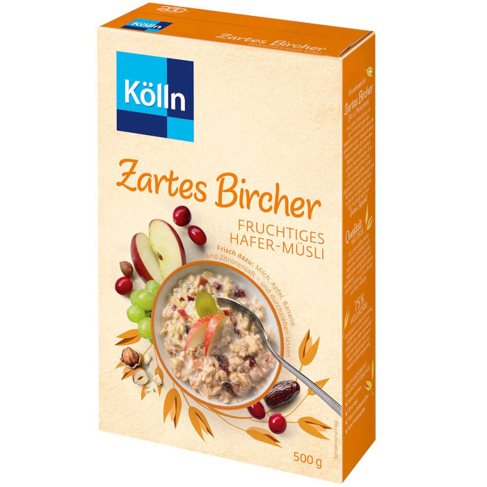 Kölln Zartes Bircher Fruchtiges Hafer-Müsli 500g / 17.63oz
