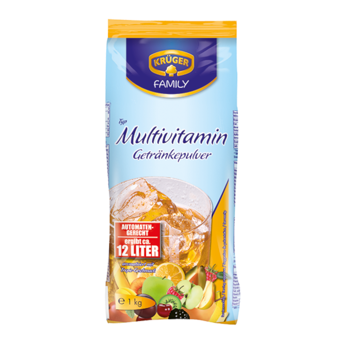 KRÜGER FAMILY Getränkepulver Multivitamin 1kg / 2.2lbs
