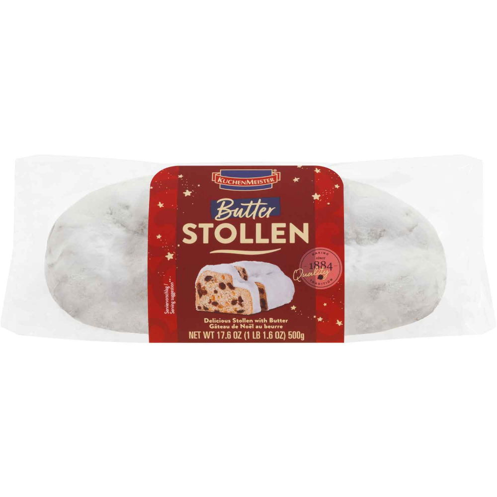 KuchenMeister Butter Stollen Christmas Pastry 500g