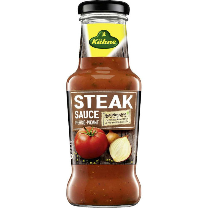 Kühne Gourmet Steak Sauce pfeffrig-pikant 250ml / 8.45 fl. oz.