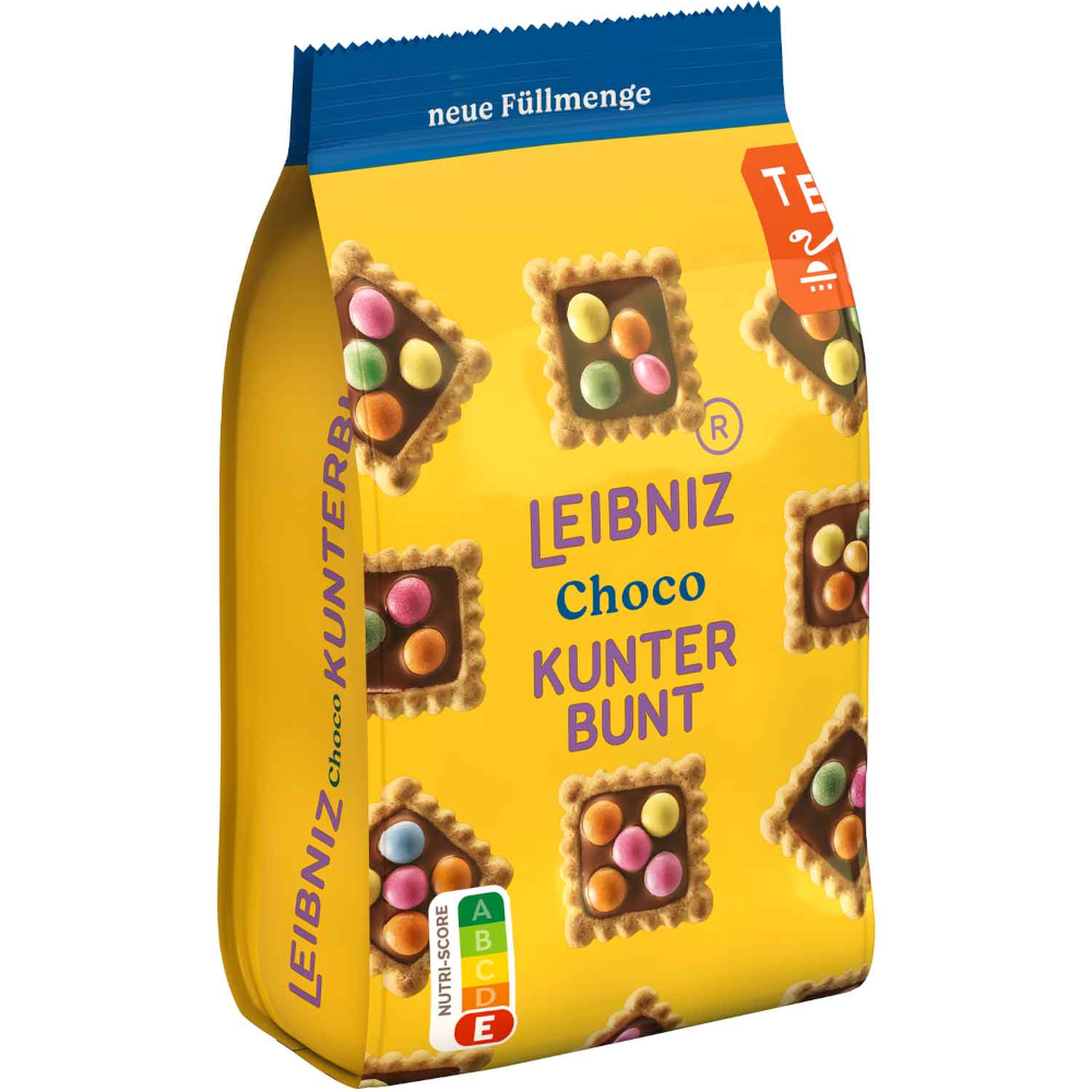 LEIBNIZ Kunterbunt Choco butter cookies with chocolate lentils 125g