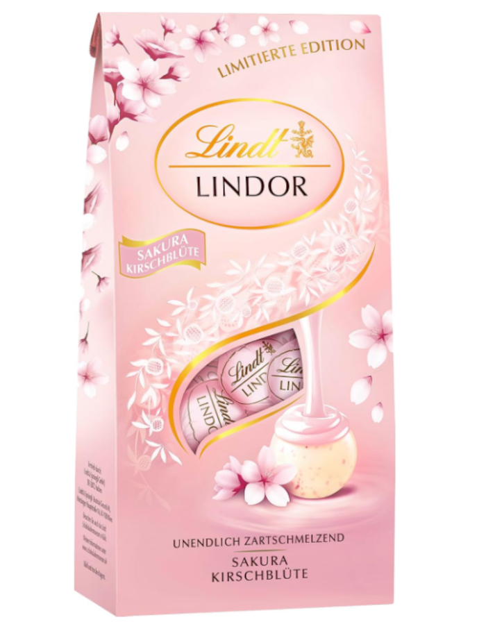 Lindt Lindor 巧克力球 櫻花櫻花瓣 137克 / 4.83盎司
