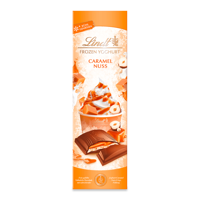 Lindt Frozen Yogurt Caramel & Nut Bar 100g / 3.52oz