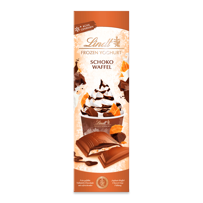 Lindt Frozen Yogurt Chocolate Wafer Bar 100g / 3.52oz