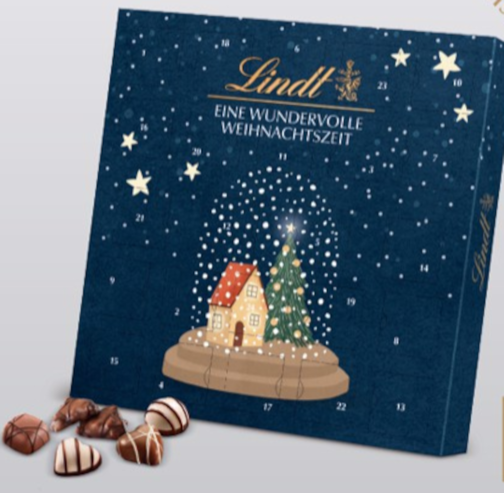 Lindt Mini Pralines Table Advent Calendar 125g / 4.4oz