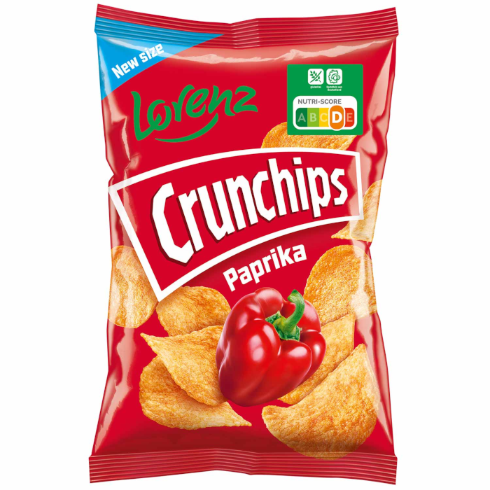 Lorenz Crunchips Paprika Kartoffelchips 150g / 5.29oz