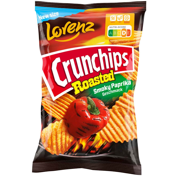 Lorenz Crunchips Roasted Smoky Paprika Geschmack 110g / 3.88oz