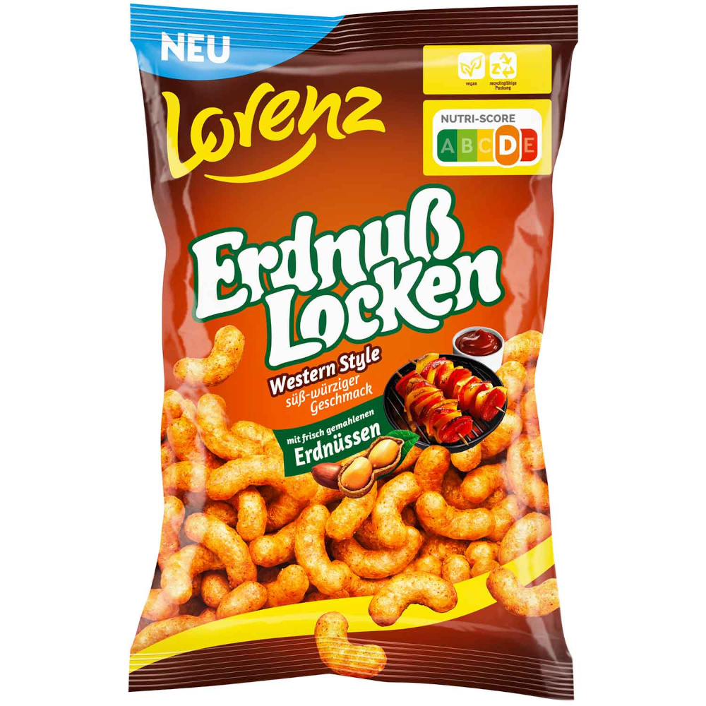 Lorenz ErdnussLocken Western Style Erdnussflips 150g