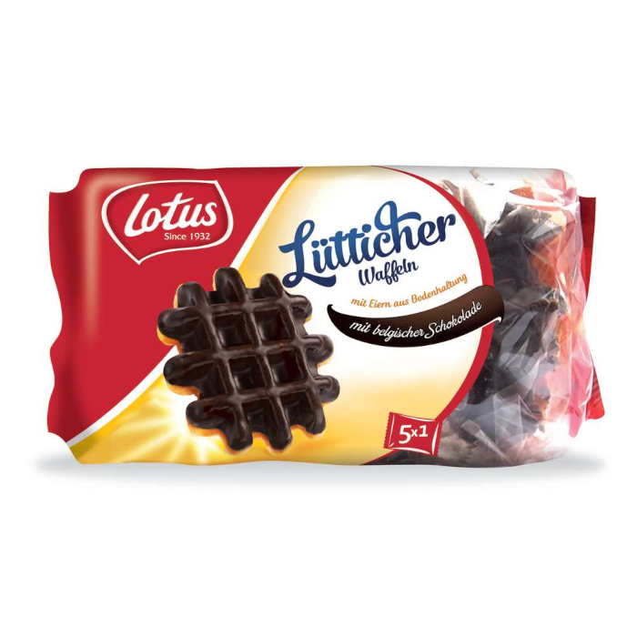 Lotus Lütticher Waffeln mit belgischer Schokolade 5 Stück 287g / 10.12oz