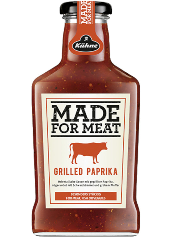 Kühne Made for Meat Grilled Paprika Sauce 375ml / 13.22 fl. oz.