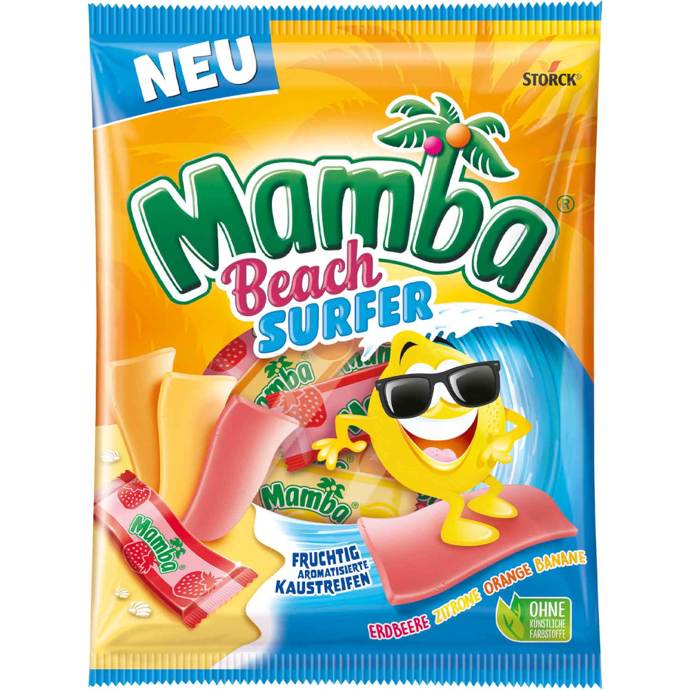 Storck Mamba Beach Surfer fruity chews 160g / 5.64oz