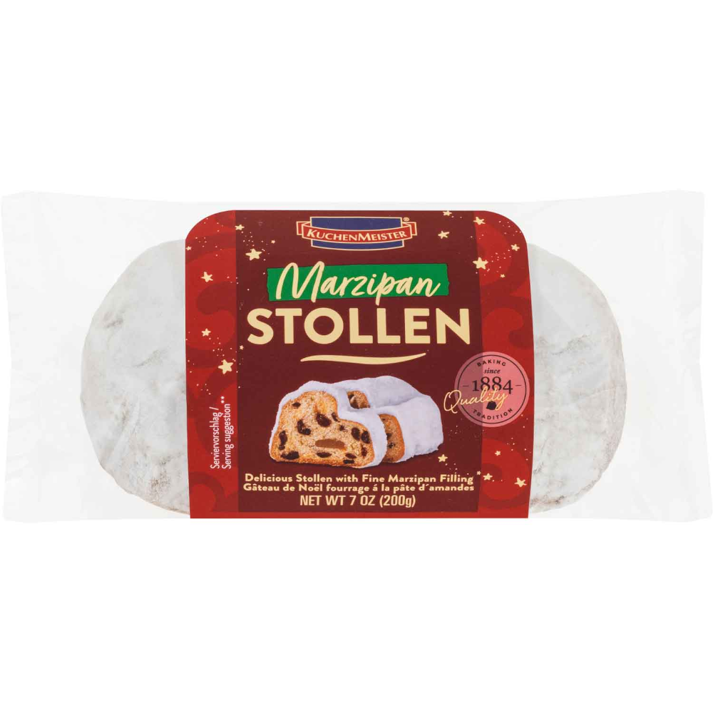 Kuchenmeister Small Noble Marzipan Christstollen Christmas Cookies 200g