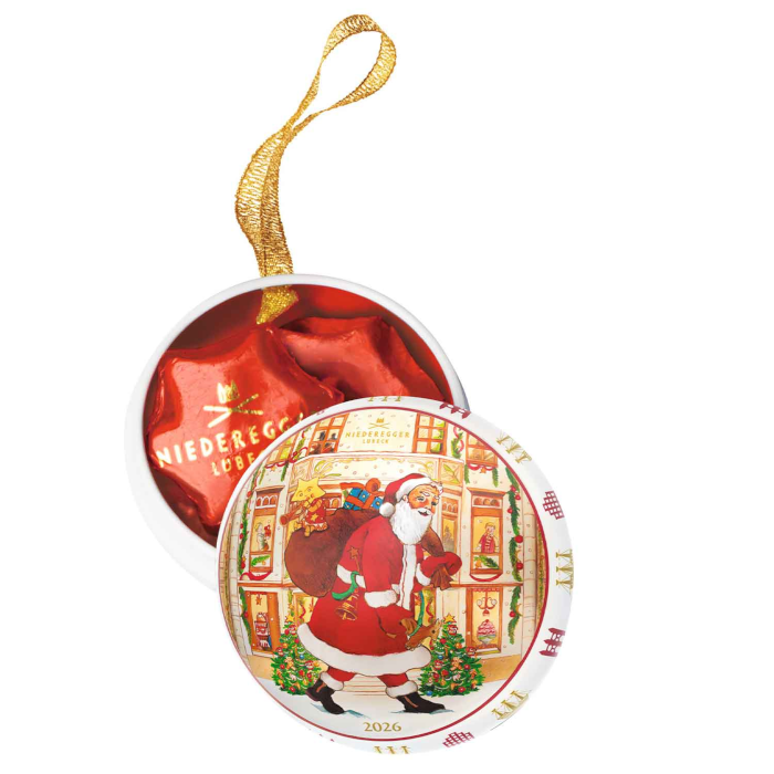 Adorno navideño de mazapán Niederegger 2025 37,5g