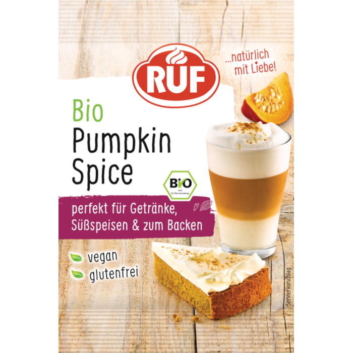 RUF Organic Pumpkin Spice vegan & gluten-free 10g / 0.35oz
