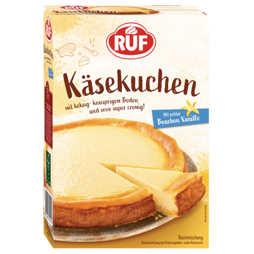 RUF Käsekuchen Bourbon Vanille Backmischung 570g / 20.1oz