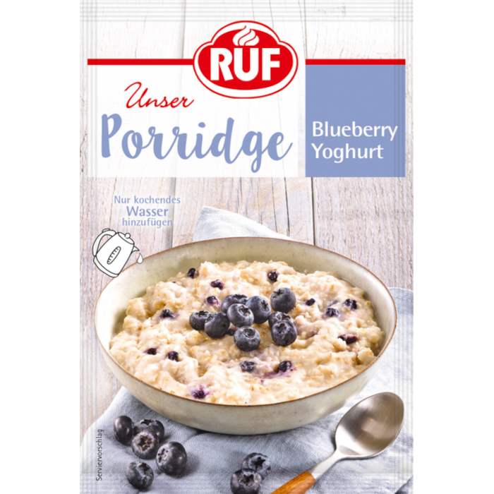 RUF Porridge Blueberry Yoghurt 65g / 2.29oz