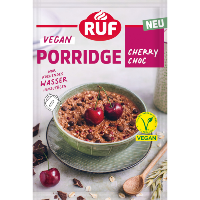 RUF Porridge Cherry Choc vegan 60g / 2.11oz