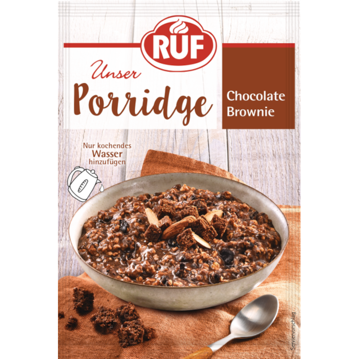 Brownie de chocolate con avena RUF 65 g / 2,29 oz