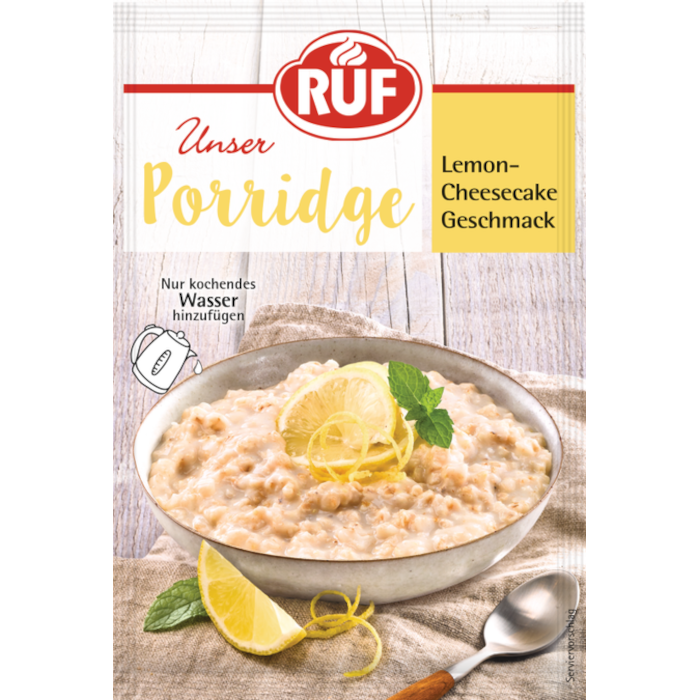RUF Porridge Lemon-Cheesecake Flavour 65g / 2.29oz