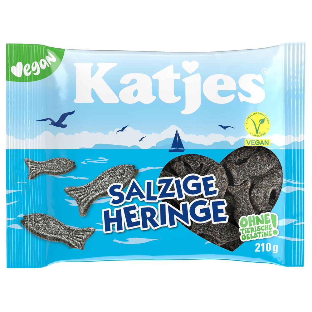 Katjes Salty Vegan Licorice Herring 175g