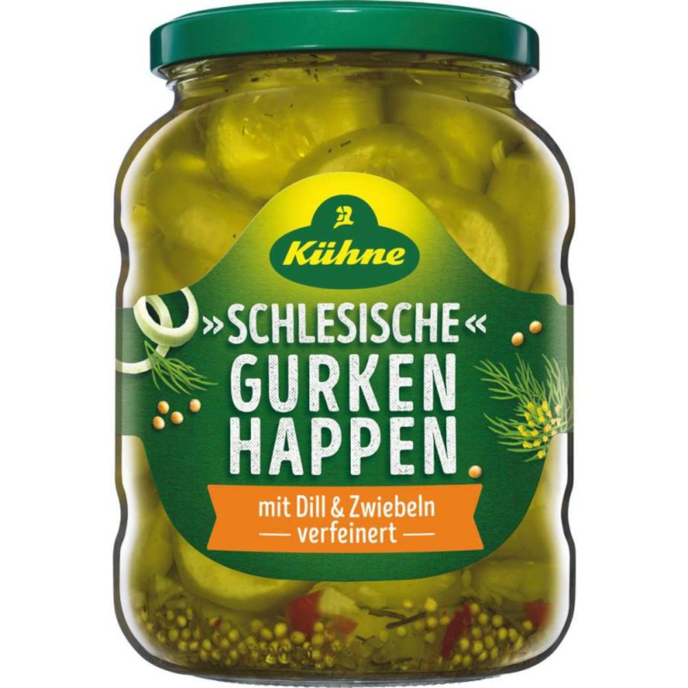 Bocados de pepino Kühne Silesian 720 ml / 24,34 fl.oz.